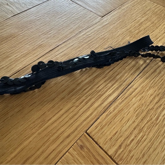 Sequin and Fringe Asymmetrical Bodysuit, UNIQUE! - Picture 7 of 9